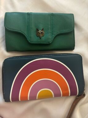3 women’s wallets (1 is Fossil brand)